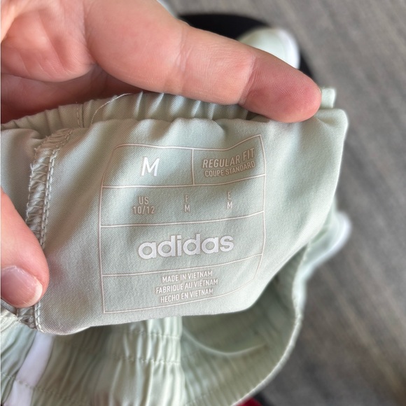 Adidas Mint Green Athletic Shorts - Picture 3 of 3